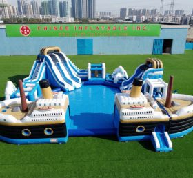 Pool3-834 Parque Aquático com Tema Titanic