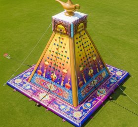 T11-4122 Parede de Escalada Inflável com Tema Aladdin