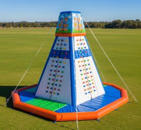 T11-4162 Parede de Escalada Inflável com Tema Blippi Wonders