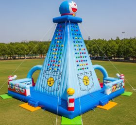 T11-4197 Parede de Escalada Inflável com Tema Doraemon