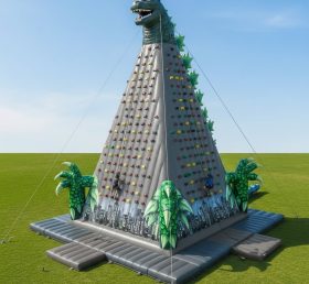 T11-4211 Parede de Escalada Inflável com Tema Godzilla