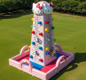 T11-4216 Parede de Escalada Inflável com Tema Hello Kitty