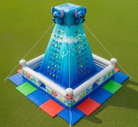 T11-4235 Parede de Escalada Inflável com Tema Lilo & Stitch