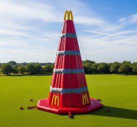 T11-4253 Parede de Escalada Inflável com Tema McDonald