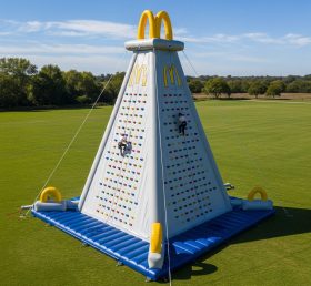 T11-4254 Parede de Escalada Inflável com Tema McDonald