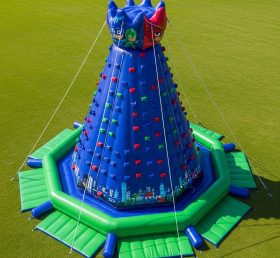 T11-4334 Parede de Escalada Inflável com Tema PJ Masks