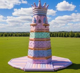 T11-4343 Parede de Escalada Inflável com Tema de Festas de Princesas