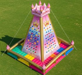 T11-4348 Parede de Escalada Inflável com Tema de Festas de Princesas