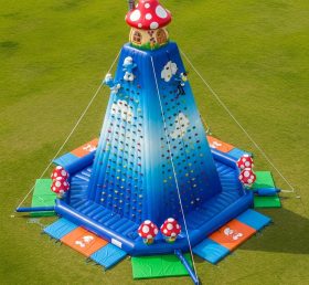 T11-4446 Parede de Escalada Inflável com Tema dos Smurfs