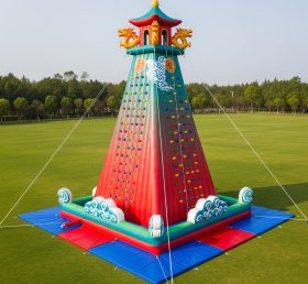 T11-4530 Parede de Escalada Inflável com Tema Estilo Chinês