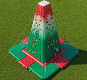 T11-4532 Parede de Escalada Inflável com Tema de Natal