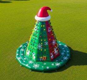 T11-4533 Parede de Escalada Inflável com Tema de Natal
