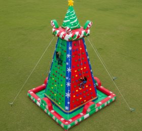 T11-4535 Parede de Escalada Inflável com Tema de Natal
