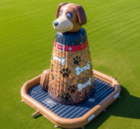 T11-4563 Parede de Escalada Inflável com Tema de Cão