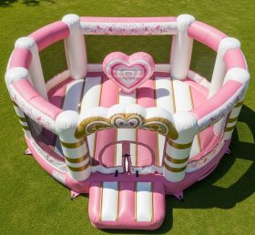T2-8660 Pula-pula Inflável com Tema de Casamento