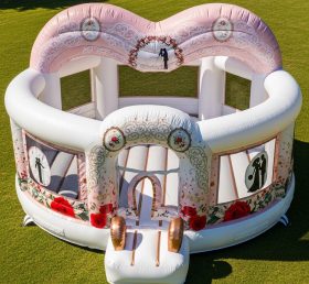 T2-8661 Pula-pula Inflável com Tema de Casamento