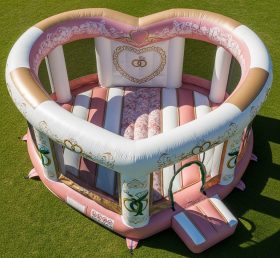 T2-8662 Pula-Pula Inflável com Tema de Casamento