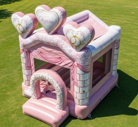 T2-8665 Pula-Pula Inflável com Tema de Casamento