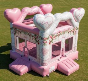 T2-8668 Pula-Pula Inflável com Tema de Casamento