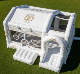 T2-8678 Pula-pula Inflável com Tema de Casamento