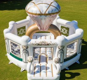 T2-8679 Pula-Pula Inflável com Tema de Casamento