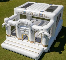 T2-8683 Pula-pula Inflável com Tema de Casamento
