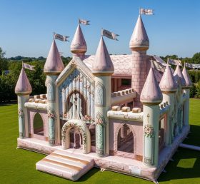 T2-8685 Castelos Infláveis com Tema de Casamento