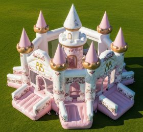 T2-8687 Castelos Infláveis com Tema de Casamento