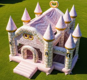 T2-8688 Castelos Infláveis com Tema de Casamento