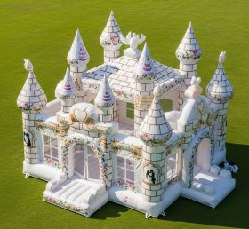 T2-8695 Castelos Infláveis com Tema de Casamento