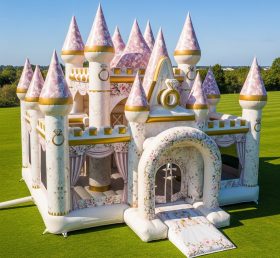 T2-8700 Castelos Infláveis Tema Casamentos