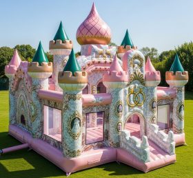 T2-8704 Castelos Infláveis com Tema de Casamento