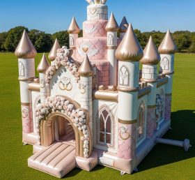 T2-8706 Castelos Infláveis com Tema de Casamento