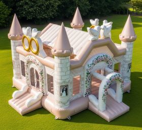 T2-8716 Castelos Infláveis com Tema de Casamento