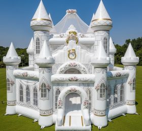 T2-8743 Castelos Infláveis com Tema de Casamentos