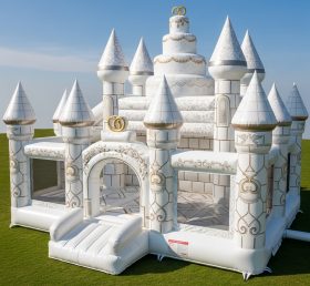 T2-8749 Castelos Infláveis com Tema de Casamentos