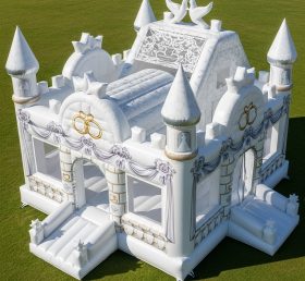 T2-8752 Castelos Infláveis com Tema de Casamento