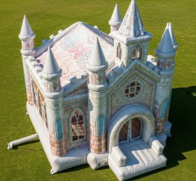 T2-8759 Castelos Infláveis com Tema de Casamentos