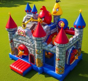 T5-2004 Castelos Infláveis com Tema Angry Birds