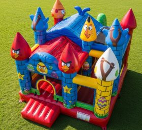 T5-2005 Castelos Infláveis com Tema Angry Birds