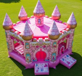 T5-2010 Castelo Inflável Tema Barbie