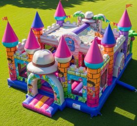 T5-2042 Castelos Infláveis com Tema Dora