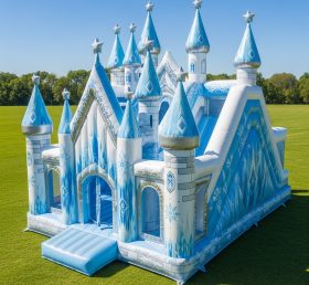T5-2051 Castelos Infláveis com Tema Frozen