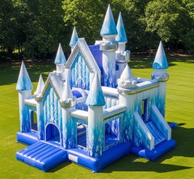 T5-2053 Castelos Infláveis com Tema Frozen