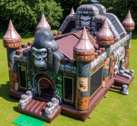 T5-2066 Castelos Infláveis com Tema King Kong