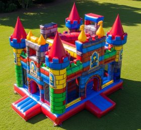 T5-2068 Castelos Insufláveis Tema Lego