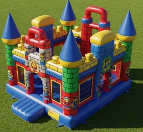 T5-2069 Castelos Infláveis Tema Lego