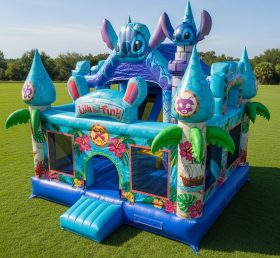 T5-2071 Castelos Infláveis com Tema de Lilo & Stitch