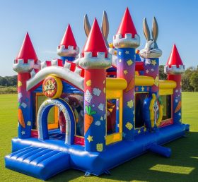 T5-2076 Castelos Infláveis com Tema Looney Tunes