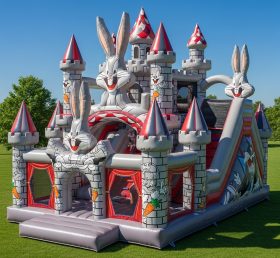 T5-2078 Castelos Infláveis com Tema Looney Tunes
